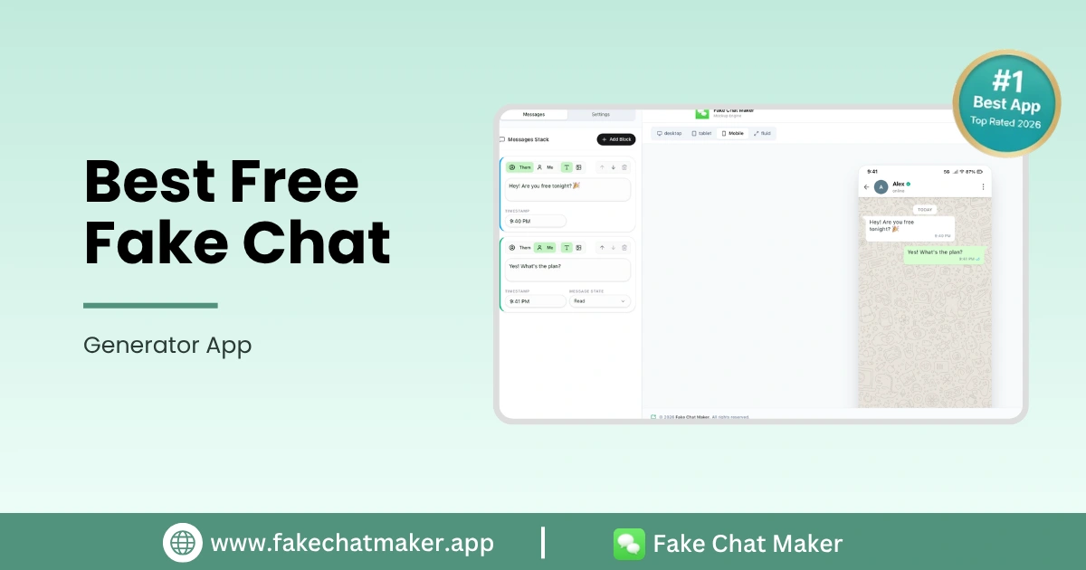 best fake chat generator
