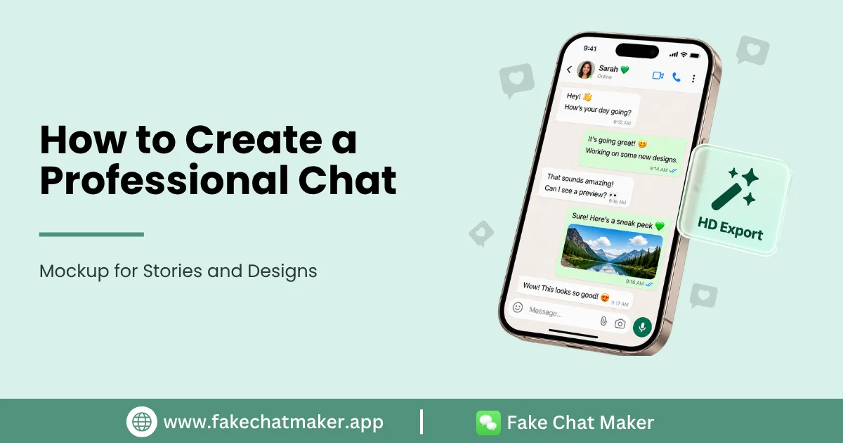 How to Create a Professional Chat Mockup for Stories and Designs