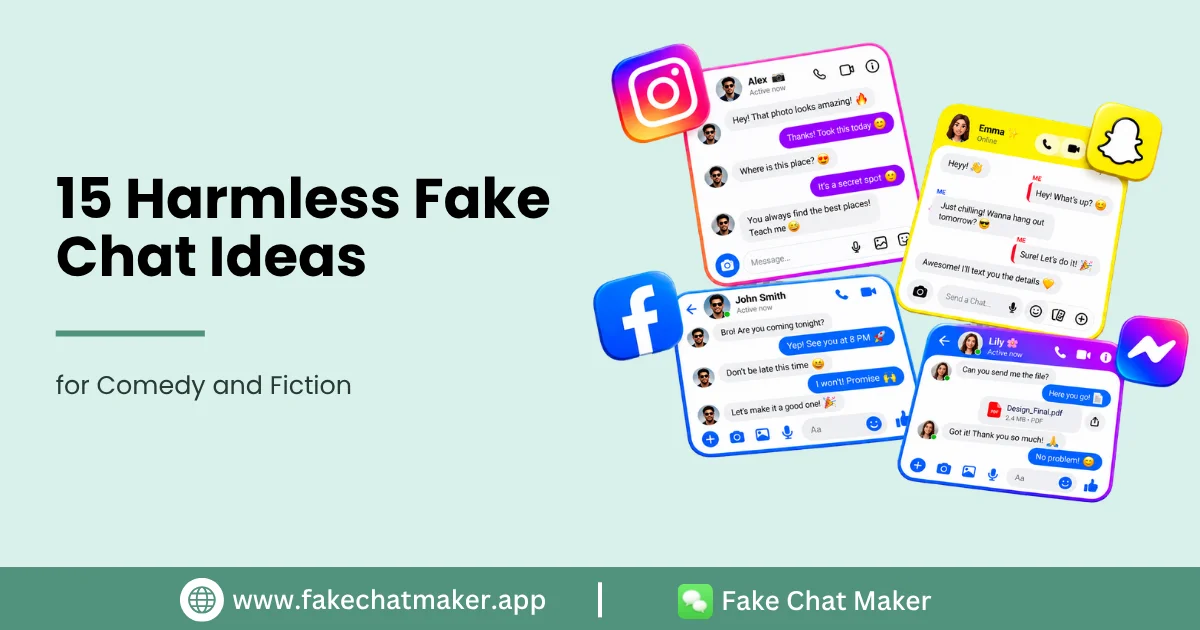 15 Harmless Fake Chat Ideas for Comedy and Fiction