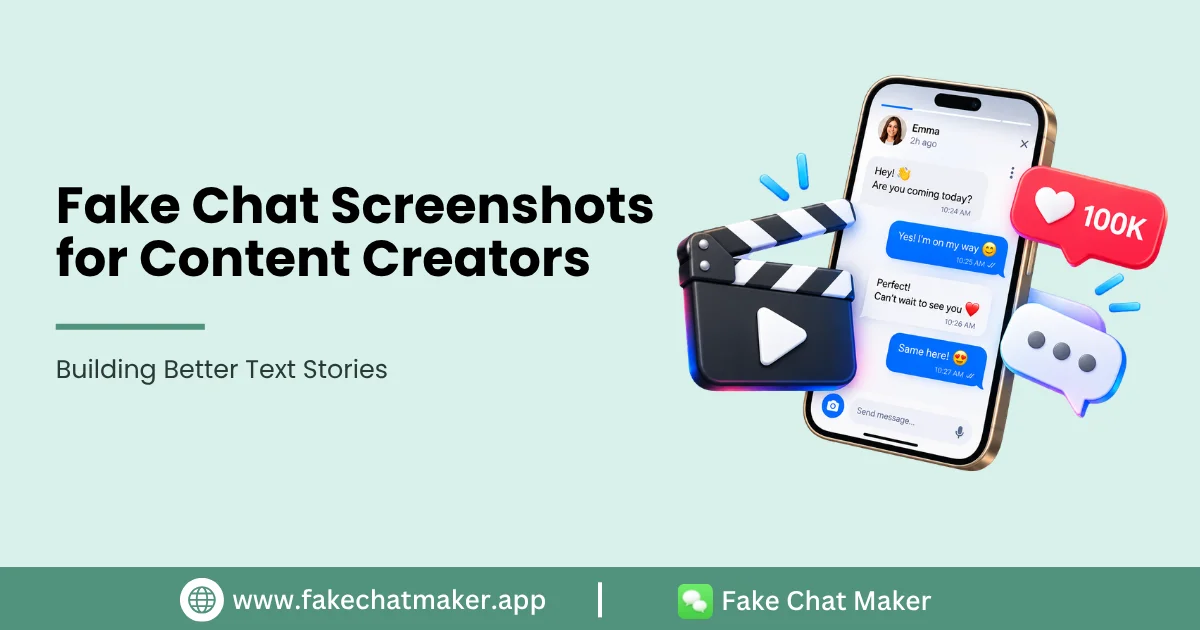 Fake Chat Screenshots for Content Creators: Building Better Text Stories